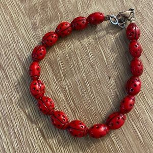 Ladybug bracelet